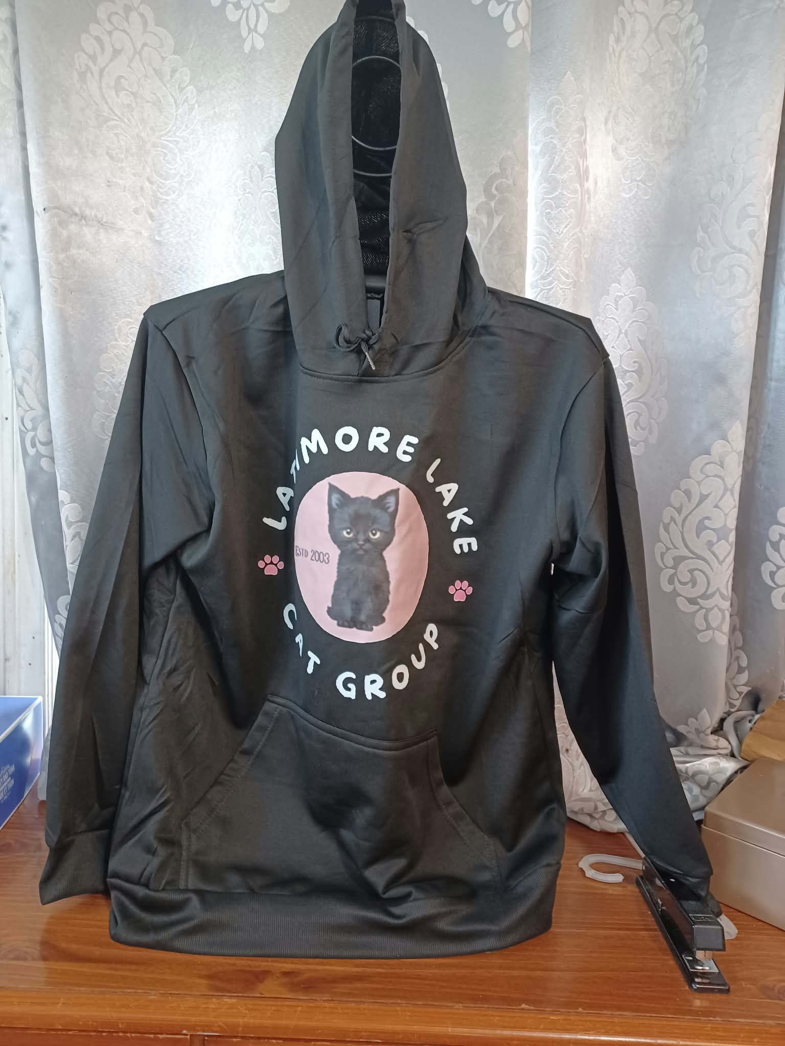 Official Black Logo Hoodie - Front Display