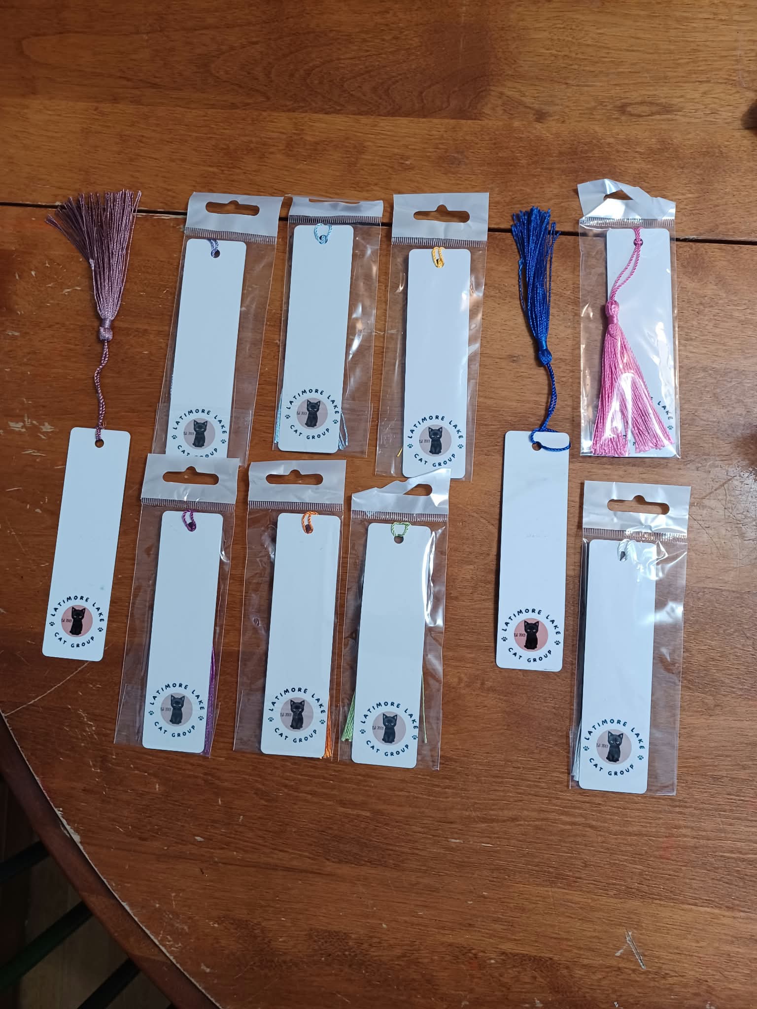 Latimore Lake Cat Group Tasseled Bookmark Collection