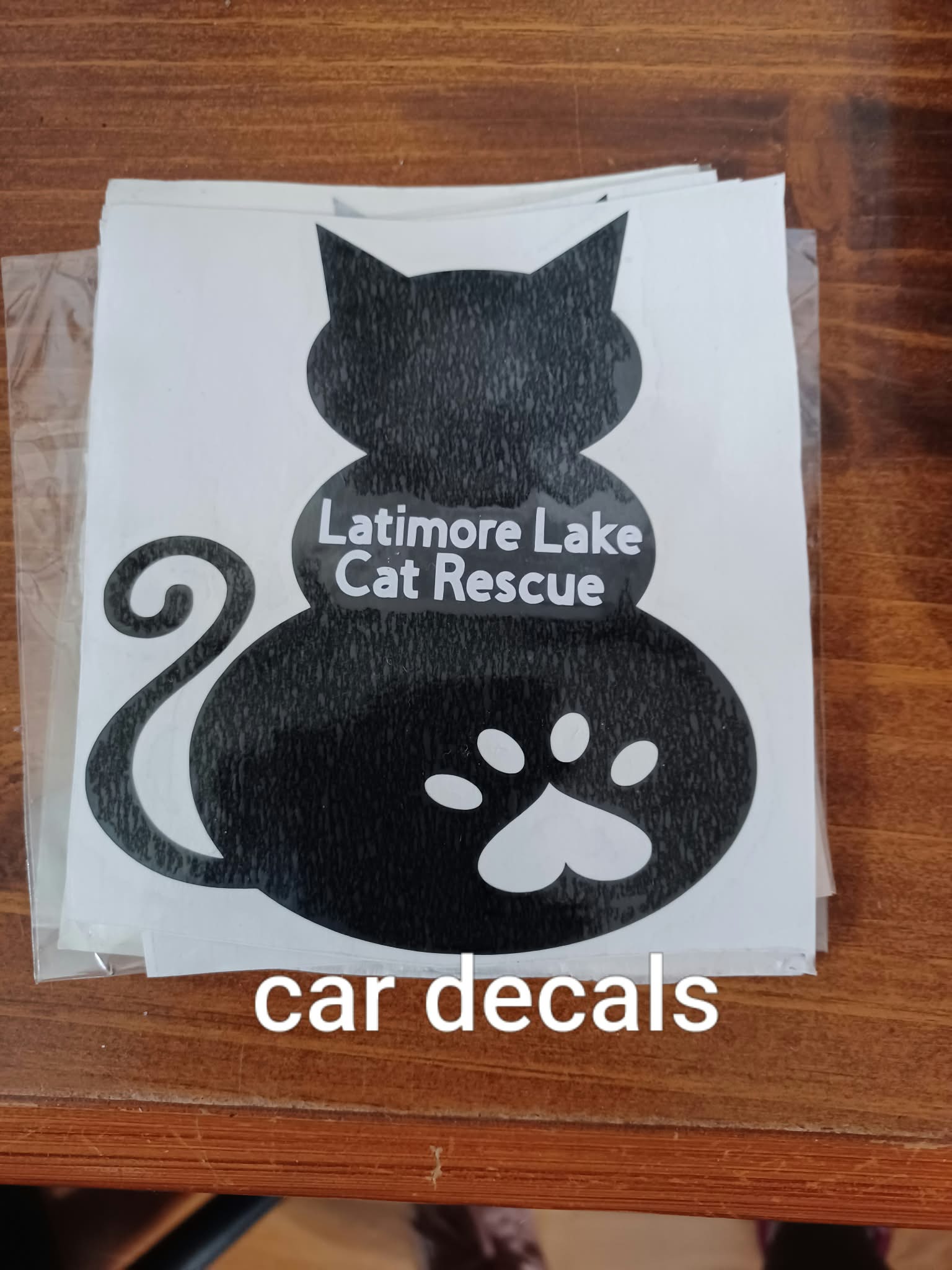 Die-Cut Vinyl Cat Silhouette Car Decal